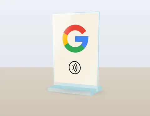 Ilustração da placa Google + NFC